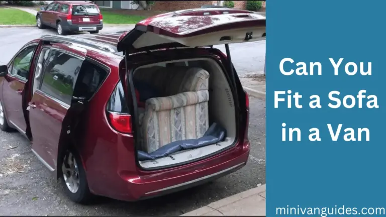 Can You Fit a Sofa in a Van?